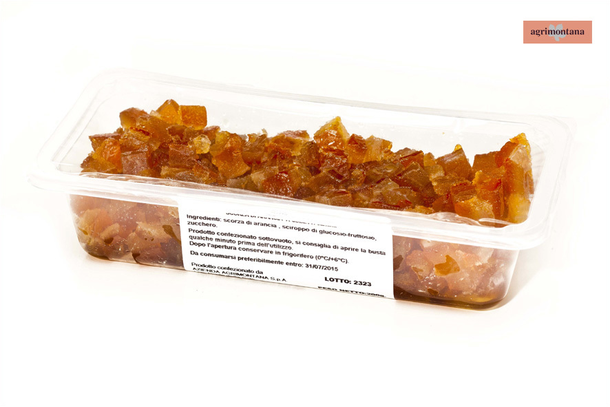 ARANCIA SCORZONE CUBETTI CANDITI