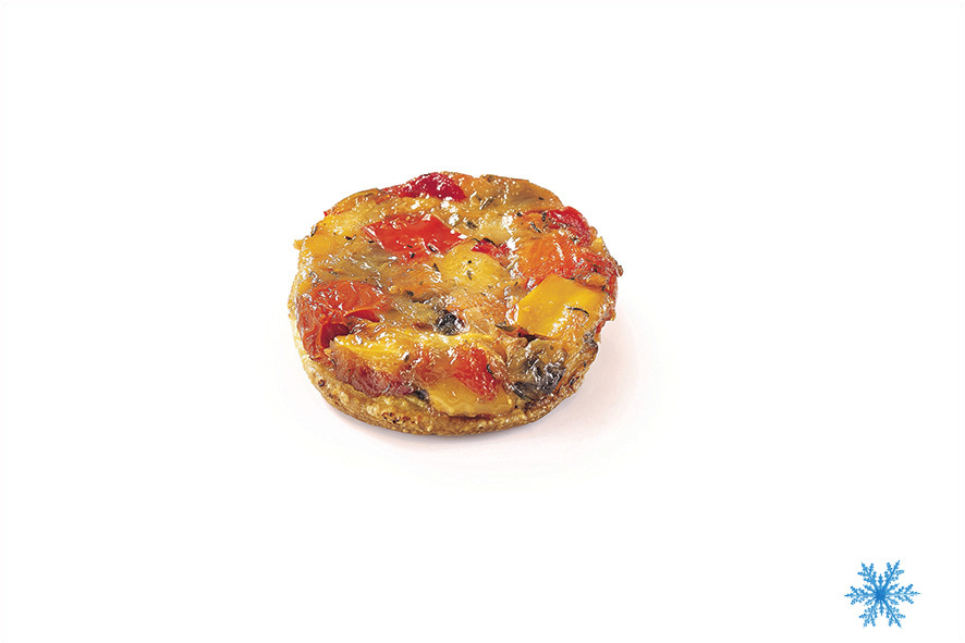 GEMUESE TARTE TATIN AUS BLAETTERTEIG TK