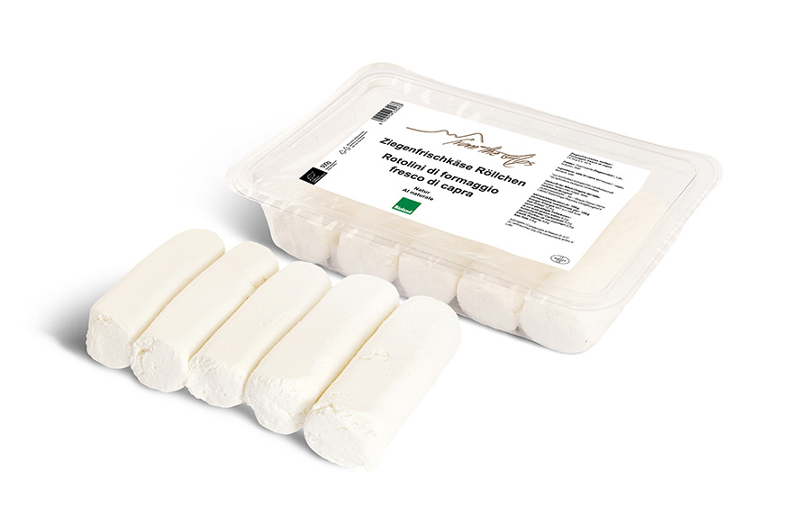BIO ZIEGENFRISCHKÄSE-ROELLCHEN NATUR 5X100 GR