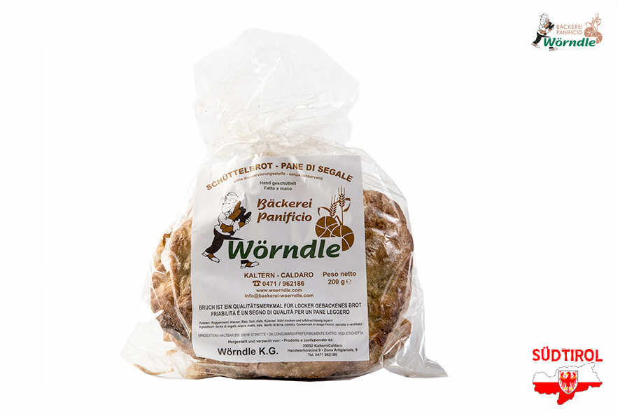 PANE SEGALE / SCHUETTELBROT CA.40GR