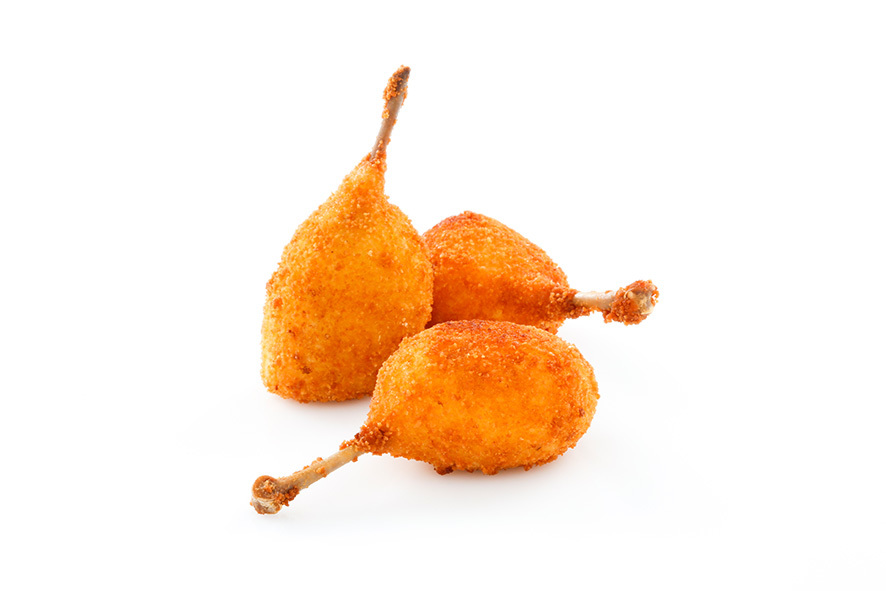 WACHTEL KEULE GEKOCHT PANIERT TK