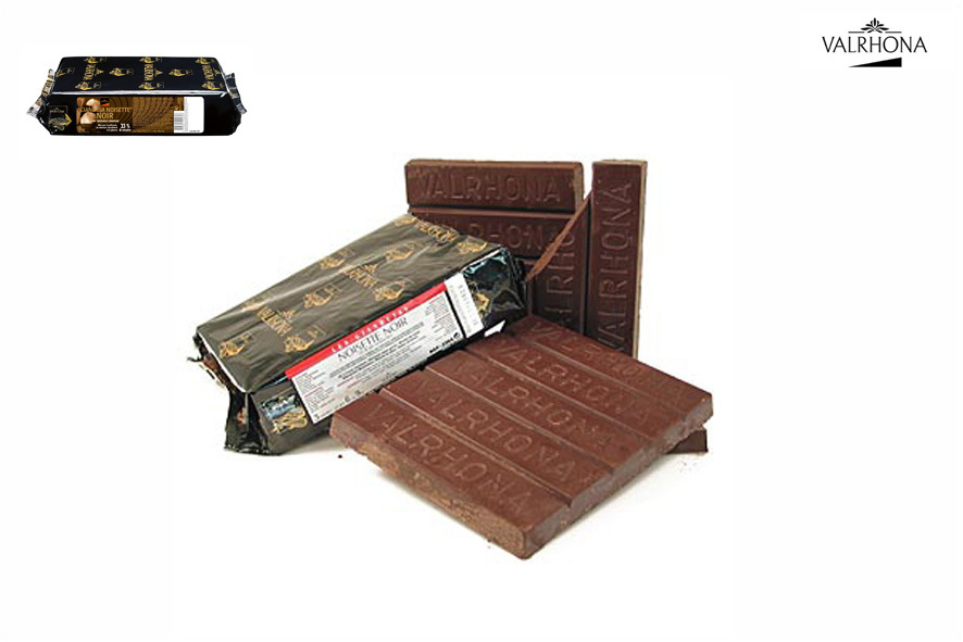 KUVERTUERE BLOCK NOUGAT NOIR 34%