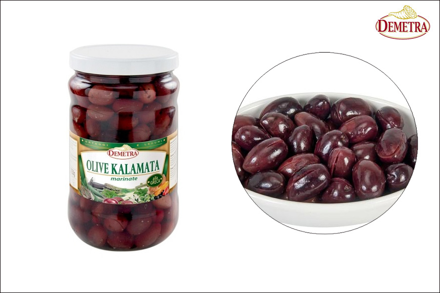 OLIVEN KALAMATA MARINIERT "GRIECHISCHE ART"