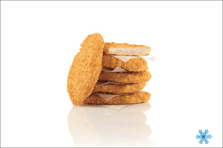 MINI SCHNITZEL CHIK'N PANIERT  CA.30GR TK