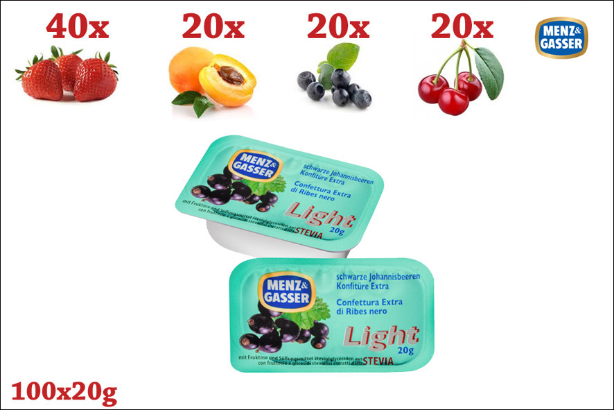 KONFIT.PORT. LIGHT SORTIERT
