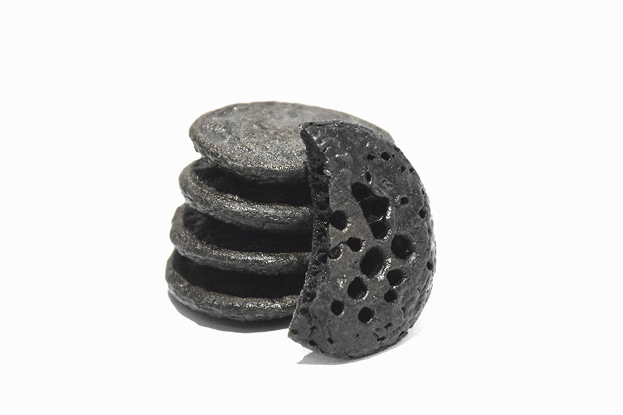 MINI BLINIS NERI C/CARBONE 4,5CM SG
