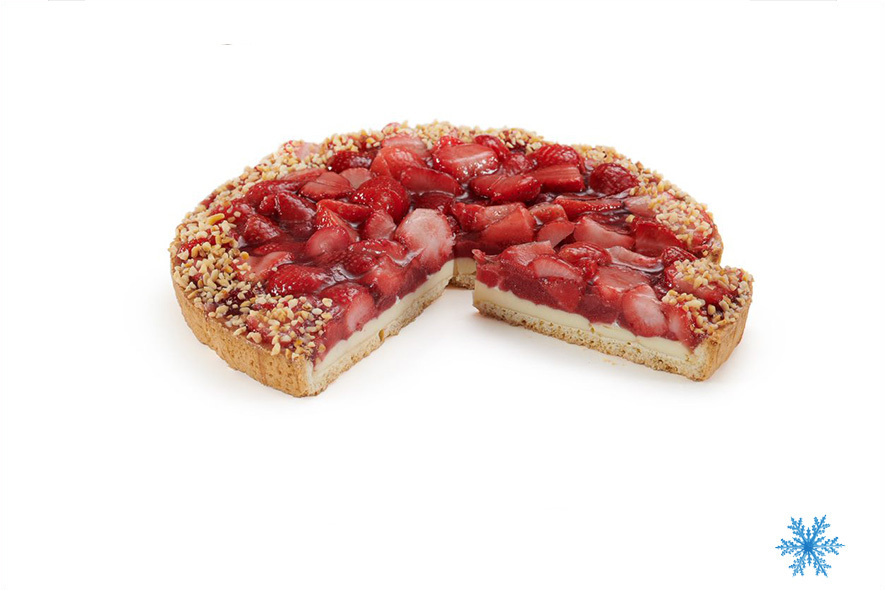 ERDBEER TARTE VORGESCHN. 28CM  STK