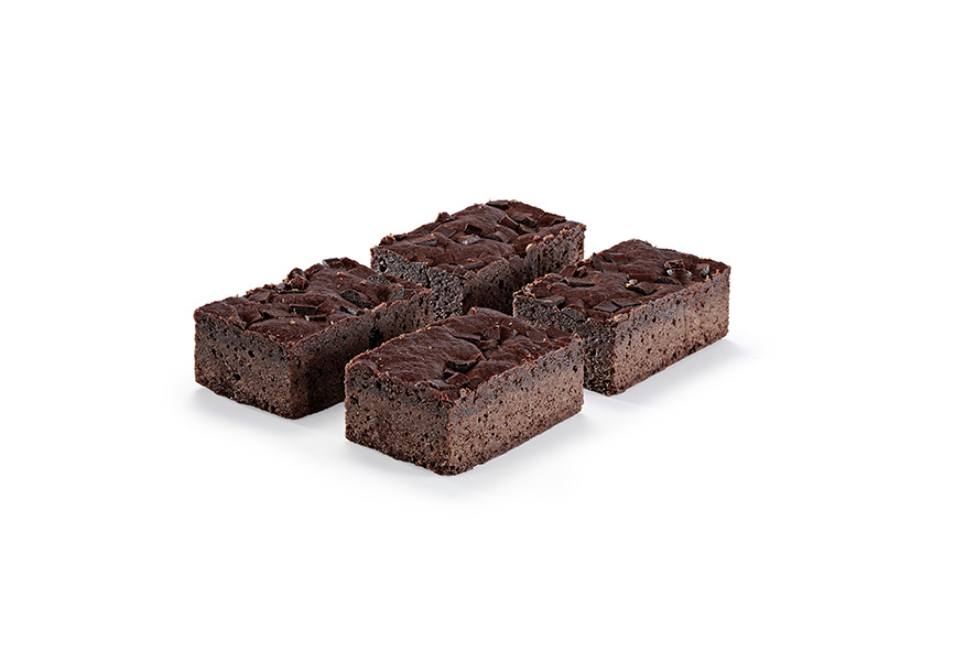 BROWNIE -BLECHKUCHEN VEGAN VORGESCHNITTEN TK