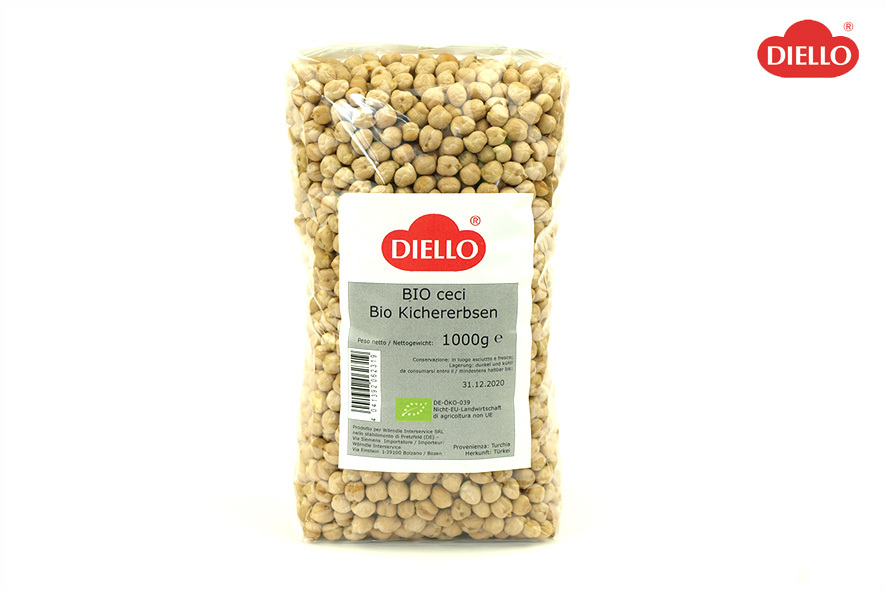 KICHERERBSEN GETROCKNET BIO