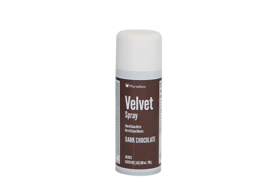 KAKAOBUTTER SPRAY VELVET BITTERSCHOKOLADE