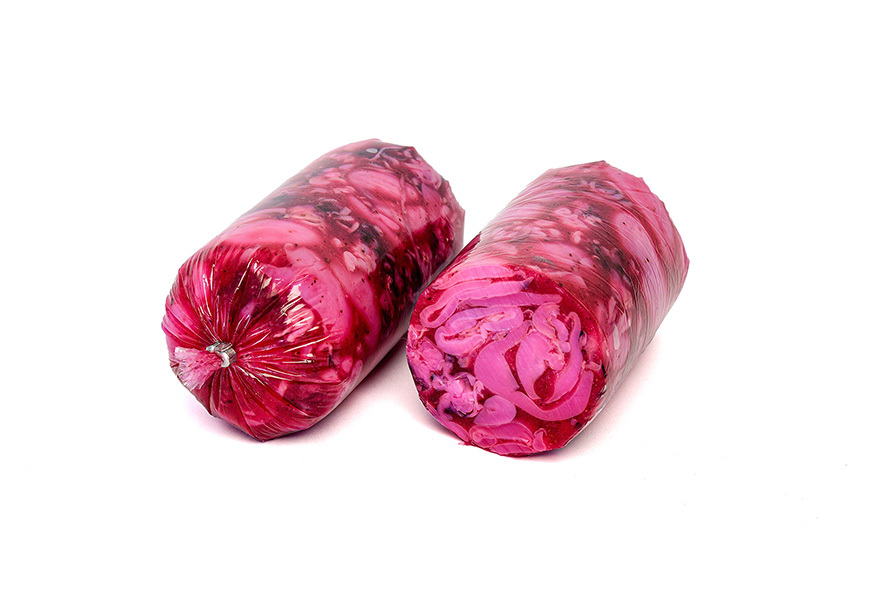 SEPPIE CARPACCIO MIT ROTER BEETE UND INGWER