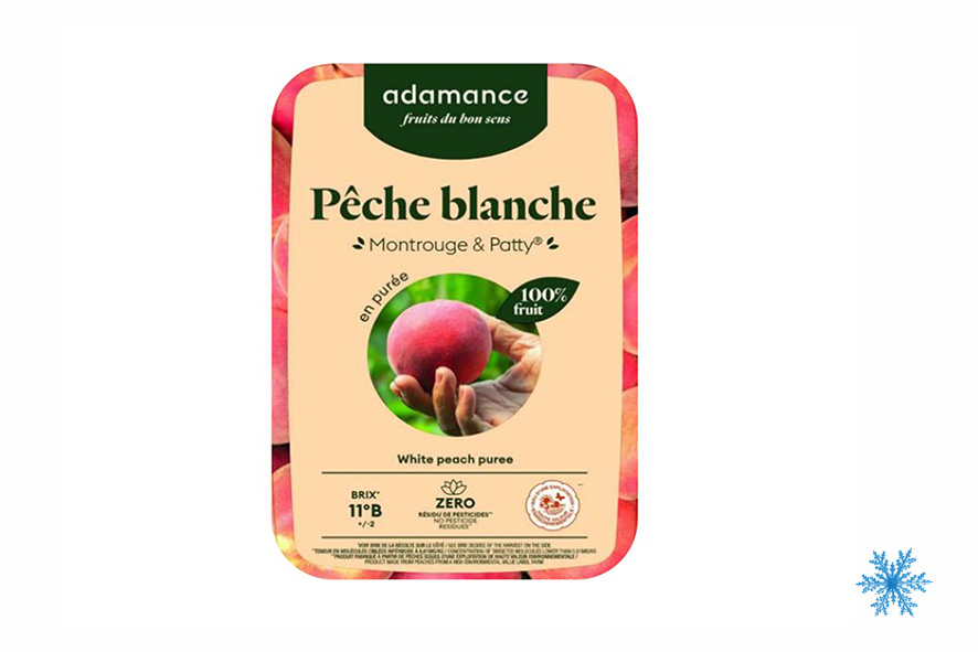PUREA DI PESCA BIANCA  0% ZUCC. SG