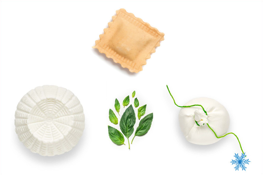 QUADRATO ROSSO BURRATA-RICOTTA  SG