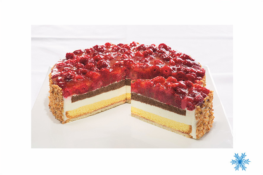 HIMBEER/KAESE SAHNETORTE 28CM TK