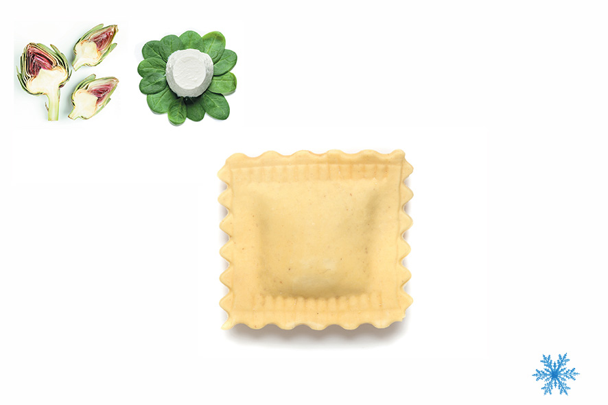 QUADRATO RICOTTA UND ARTISCHOCKEN TK