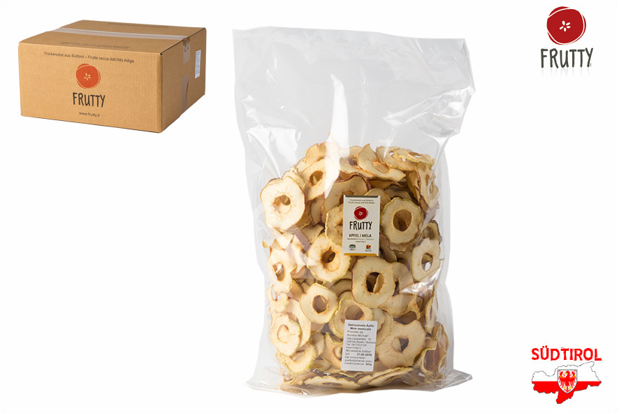 APFELRINGE GETROCKNET 500 GR