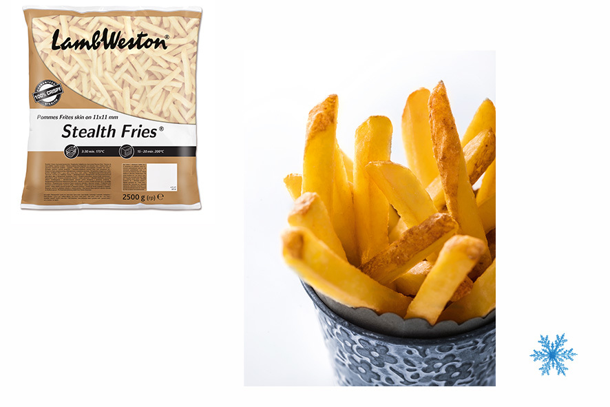 POMMES STEALTH FRIES SKIN-ON 11X11 TK