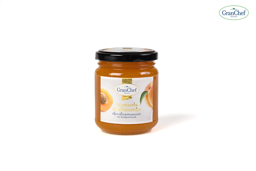 MOSTARDA SENAPATA DI ALBICOCCHE