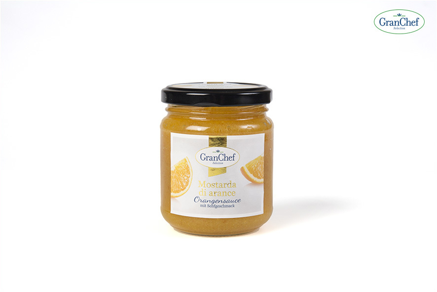 MOSTARDA SENAPATA DI ARANCE