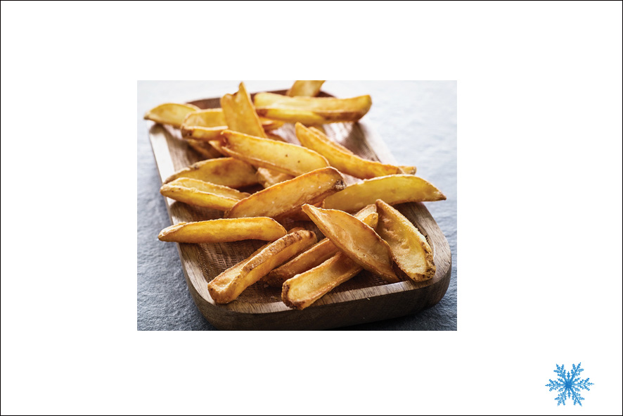 POMMES RUSTIC FRIES M/SCHALE TK