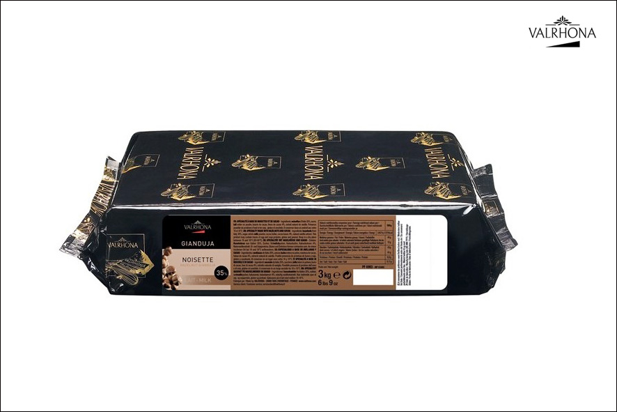 KUVERTUERE BLOCK GIANDUIA MILCH 35%