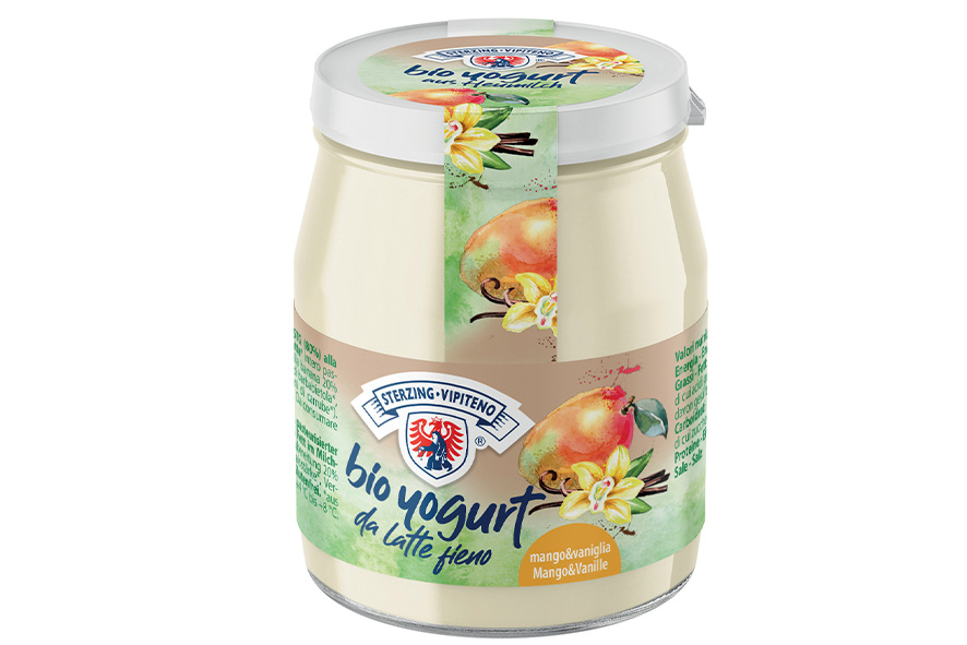 JOGHURT MANGO/VANILLE BIO HEUMILCH  IN GLAS