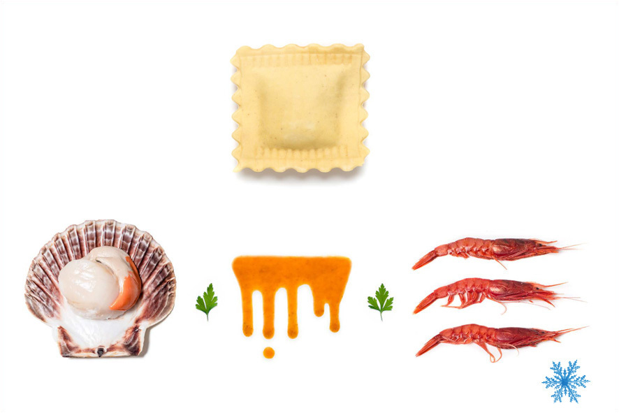 QUADRATO GAMBERI CAPESANTE  SG